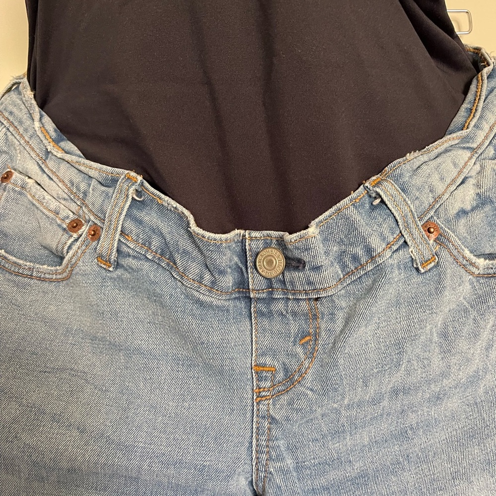 Abercrombie & Fitch Ankle Straight Jeans - Blue (maternity) - Picture 3 of 4